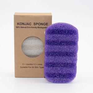 Wholesale Organic Eco Friendly Konjac Wave Cleansing Sponge For Facial from china suppliers