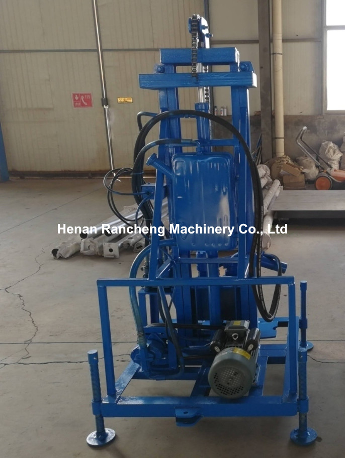 11KW Portable Water Well Drilling Machine 150m Drilling Depth 50mm Drill Rod Dia