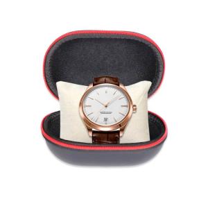 Wholesale Pantone Color Leather EVA Zipper Watch Case Fabric Debossing Logo from china suppliers