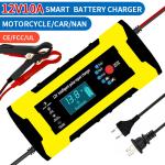 125W Smart Pulse Repair Charger Lead Acid Battery Charger for Motorcycles Car