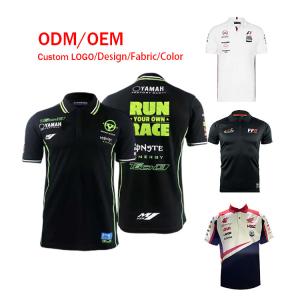 Wholesale Wicking Breathable Custom Design Pit Crew Team Motorcycle Polo Shirt from china suppliers