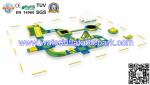 Inflatable Aqua Park For Adults And Kids , Amusement Water Park CE / EN