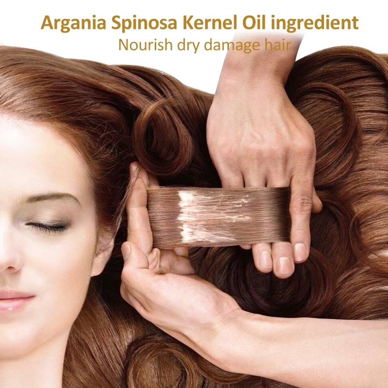 Shea Butter Cream Repair Damage and Straighten Hair with Natural Argan Oil Treatment