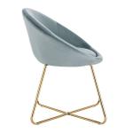 Nordic Style Restaurant Commercial Leather Dining Chairs 63.5cm seat width