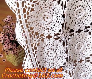 Wholesale Crochet Round table clothing - table coverhandmade crochet heart doilies, blanket, clothes from china suppliers