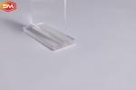 Advertising Photo Frame T Shape Acrylic Sign Holder Display Stand for table