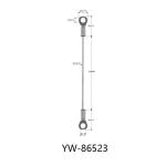 Double Loop 4mm 304 Stainless Steel Wire Rope Rigging Rope Lifting Slings