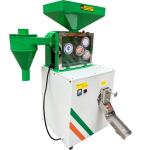 DONGYA AGRO RICE HULLER BROWN RICE MILL MACHINE 3PCS RUBBER ROLLER 99% HUSKING