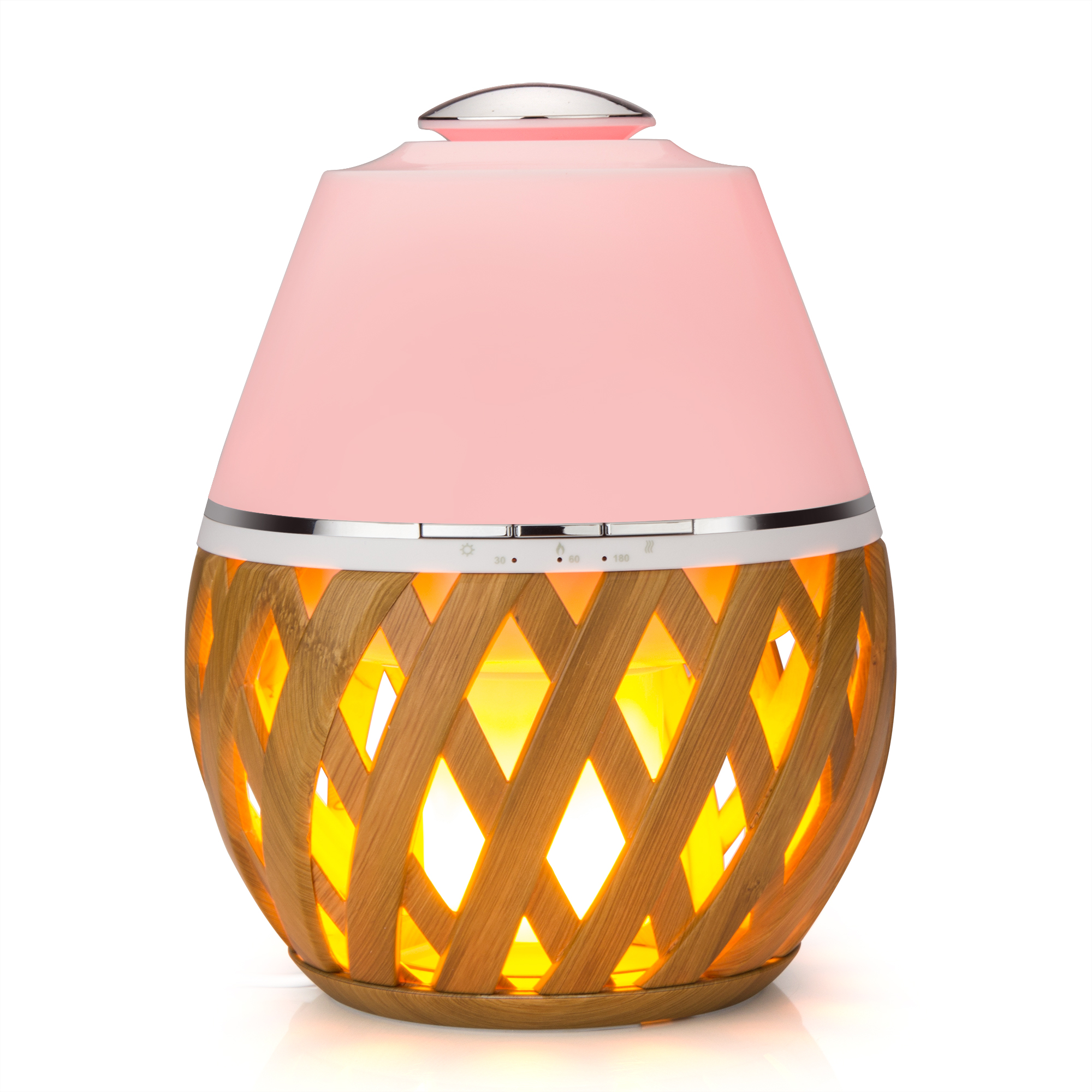 24V 15.6W 30m2 150ml Bamboo Humidifier Diffuser For Bedroom Firework