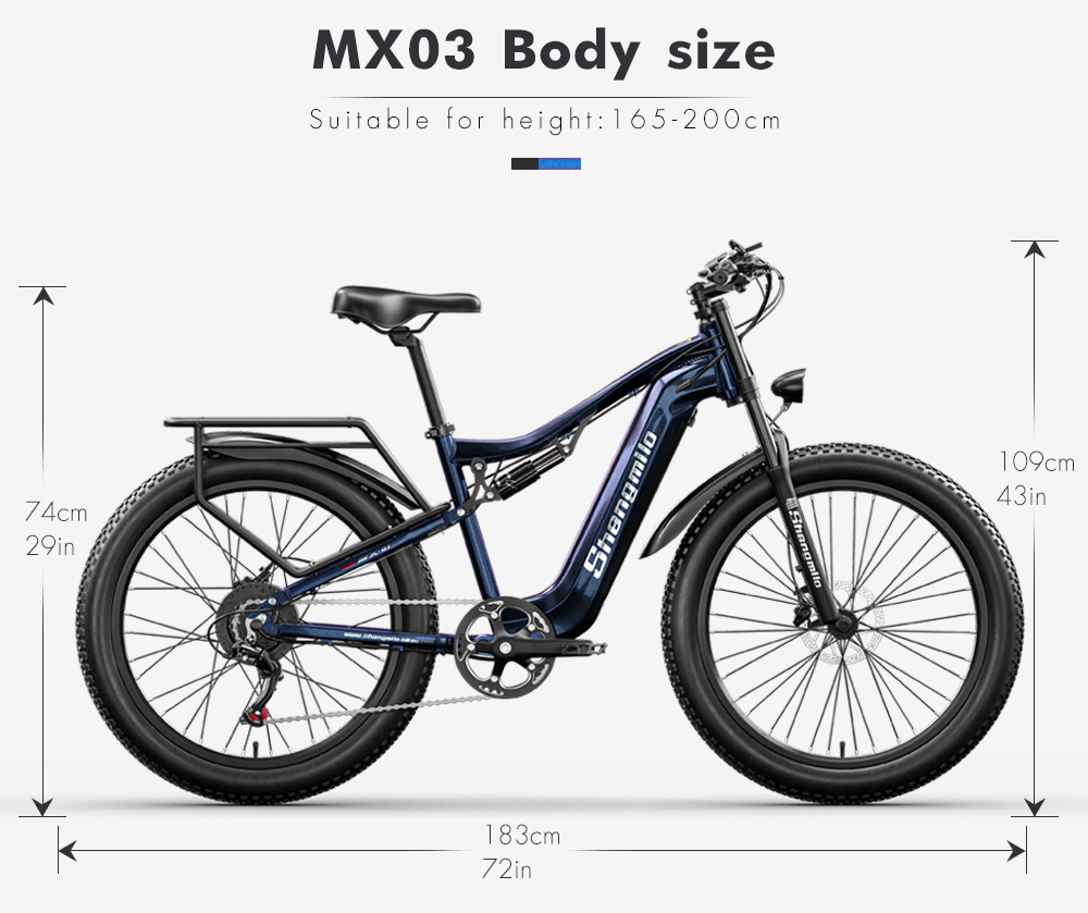 48V 1000W Power MTB Electric Mountain Bike With 17.5ah Lithium Battery Disc Brake