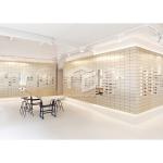 Retail Glass Eyeglasses Display Showcases For Optical Shop