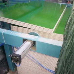Wholesale 500~550kg/M3 Density Plastic Laminated Plywood Recyclable Two Sides Sanding from china suppliers