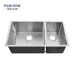 Stainless Steel 304 Undermount Double Bowl Kitchen Sink 18 Gauge