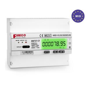 Wholesale Measuring Energy Range of 0-999999 Three Phase Bidirectional Energy Meter from china suppliers