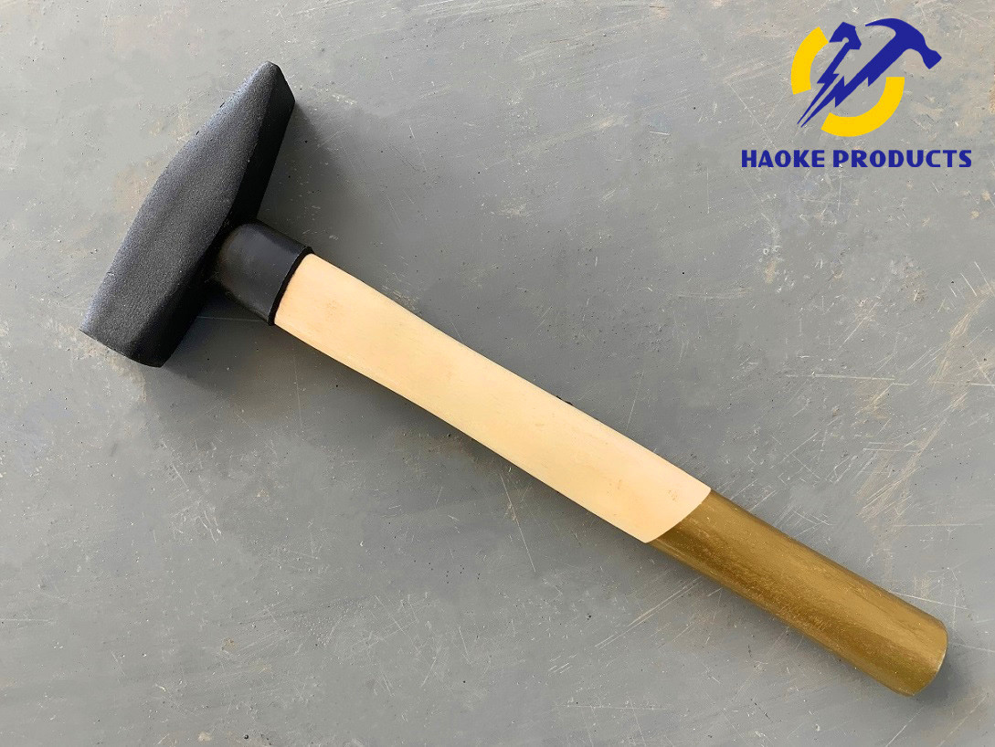 300G Size Forged Steel Machinist Hammer With Yellow Color Wooden Handle (XL0103-YELLOW)