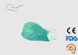 Wholesale Green Color Disposable Surgical Head Covers PP / SMS Material Ties Style from china suppliers
