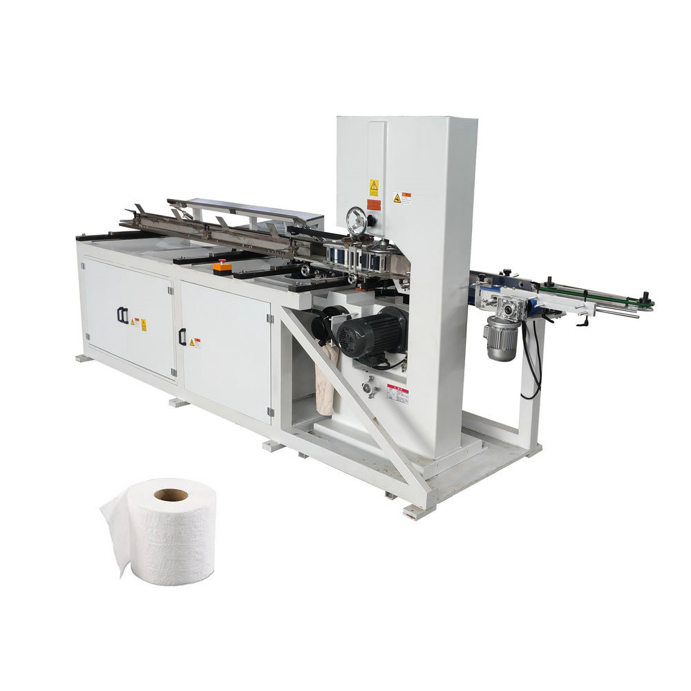 High Speed Toilet Tissue Paper Products Making Machinery Adjustable Cutting Length