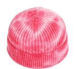 Women'S Tie Dye 100 Acrylic Beanies And Caps Cuffed Warm Winter Knit Watch Hat