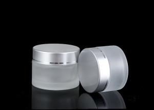 Wholesale 5g 10g 15g 20g 30g 50g Wide Mouth Matte Empty Facial Glass Cream Lotion Jar with White Black Gold Lid from china suppliers