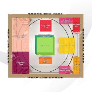 Wholesale 23-SYaS Beauty Store Zoning With Luxury Glory Series from china suppliers