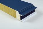 Rockwool Insulated Sandwich Panel Roofing Fire Resistant For Prefab Houses