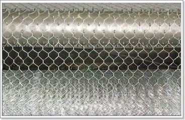 Eco Friendly Heavy Gauge Chicken Wire , Long Life Hexagon Metal Mesh