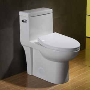 Wholesale Cupc Siphonic One Piece Toilet Chair Height Power Flush from china suppliers