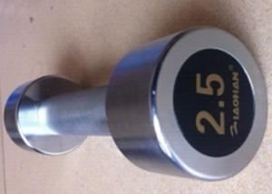 Wholesale S45C Material Gym Fitness Dumbbell CR Plating Color ISO 9001 Approved from china suppliers