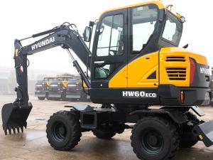 Wholesale 37KW Korea Hyundai Excavator HW60ECO Wheel Jindongyu Machinery from china suppliers