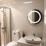 Illuminated 5mm Polished Silver Mirror For Elegant House Bathroom Decor
