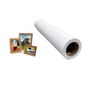 Wholesale Pigment Dye Waterproof RC Inkjet 260gsm Silky Photo Paper Roll from china suppliers