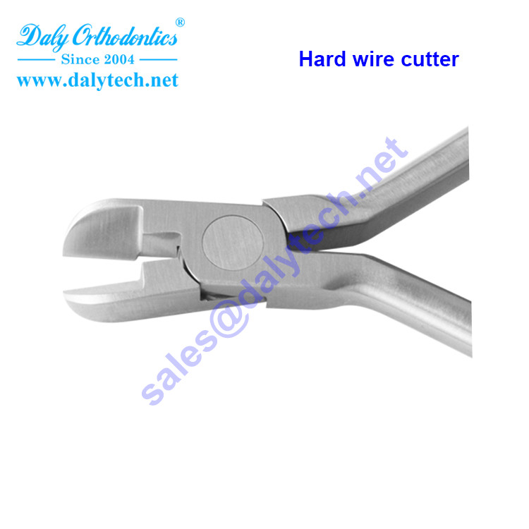 Hard wire cutter pliers of orthodontic tools from surgical dental instruments