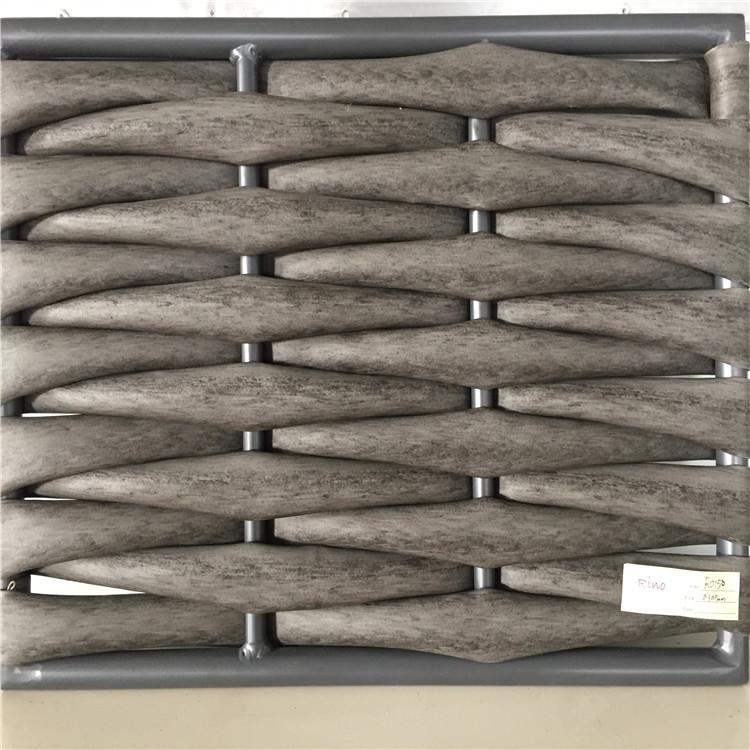 Anti Ultraviolet PVC Rattan , Bleached Rattan Cane Webbing Heat Resistance
