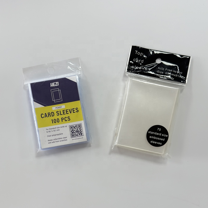Glossy Matte Gaming Custom Card Protector Sleeves 50 / 60 / 100pcs Per Pack