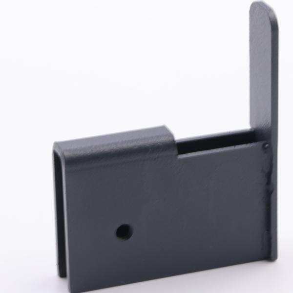 Black High Precision Sheet Metal Stamping Custom Steel Copper Punch Bend Weld
