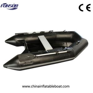 Wholesale Black Small Size Rib Rigid Inflatable Boat For Familly Go Out Or Fishing from china suppliers