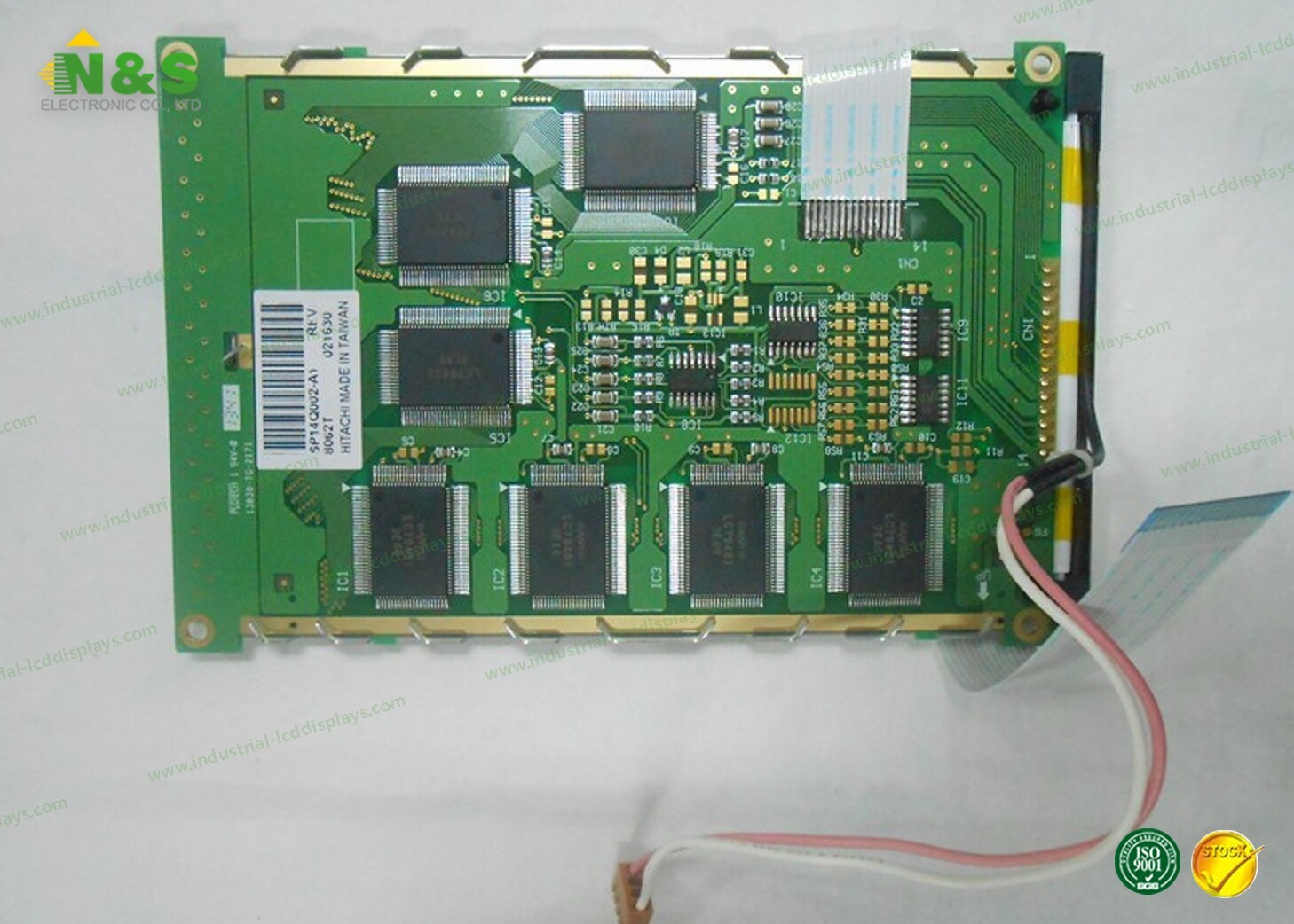 High Brightness 5.7" Hitachi LCD Panel With 140° X 130° Viewing Angle SP14Q002-A1