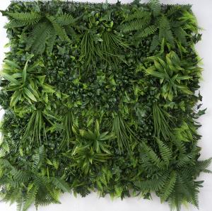 Wholesale Waterproof Green Artificial Leaf Wall 35mm 40mm from china suppliers