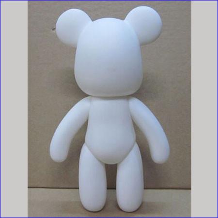 shenzhen diy momo bear rotocasting diy vinyl toy, vinyl blank diy bear toys for