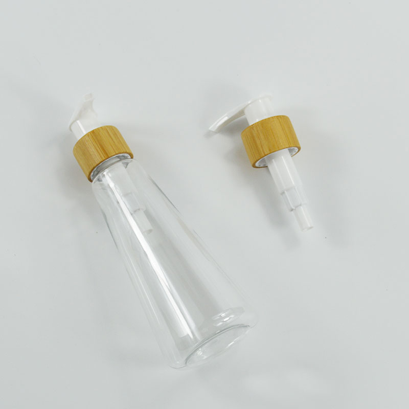 24 Neck Plastic Bamboo Emulsion Pump Lotion Pump Dispenser Customized Cosmetic Package