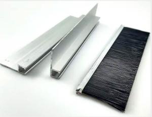 Wholesale Custom Industrial Black Nylon Strip Brush Sealing Brush Escalator Safety Brush Strip from china suppliers