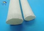 Cable Protection High Temperature Fiberglass Insulation Sleeving / Tubing 0.5mm