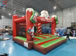 Supplier Inflatable Christmas Santa Claus Jumping House Inflatable Bouncy Castle
