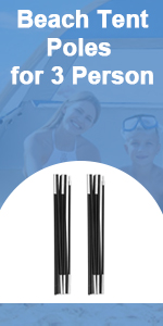 gorich tent poles for 3 people