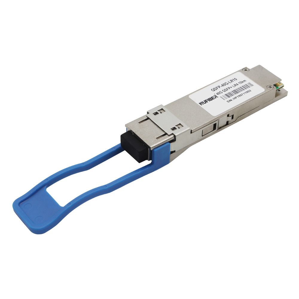 LR 10KM 40G QSFP+ Fiber Optic Transceiver 1310nm