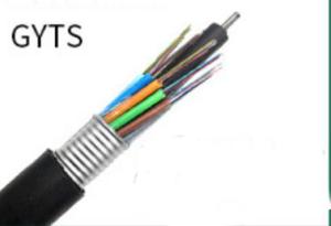 Wholesale Telecommunication 4 Core Fiber Optic Cable Outdoor Single Mode Fiber GYTS National Standard from china suppliers