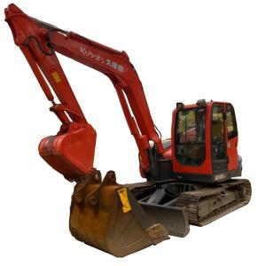 Wholesale 8000 KG Kubota185-3 Excavator with 0.35m3 Bucket Capacity and Mild Steel Construction from china suppliers