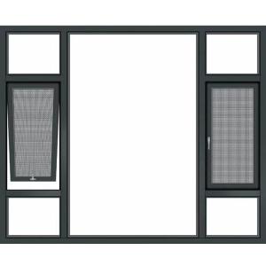 Wholesale Fluorocarbon Spray Aluminum Top Hung Window Soundproof Insulation from china suppliers
