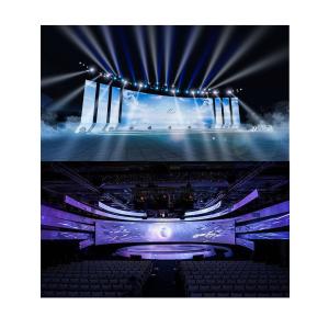 Wholesale Full Color p2.84 Die Cast Aluminum LED Screen 500x500 Cabinet LED Wall Rental Backdrop Outdoor LED Display from china suppliers