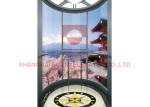 Sightseeing PVC Plastic Floor 1000kg Glass Home Elevators Lift